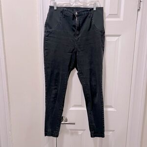 Black Shein Maternity Jeans